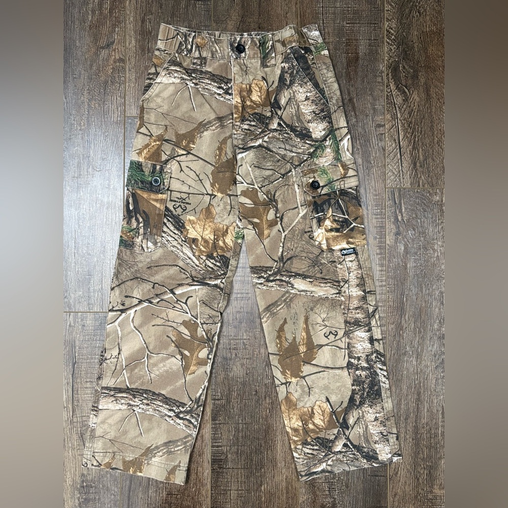 Guide Series Gander Mountain Youth Size Small 6/7 Camouflage Cargo Hunting Pants